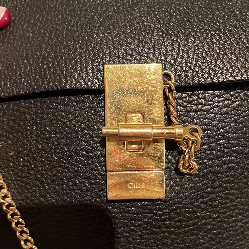 Chloe Drew bag in Small black leather - Picture 2 of 6